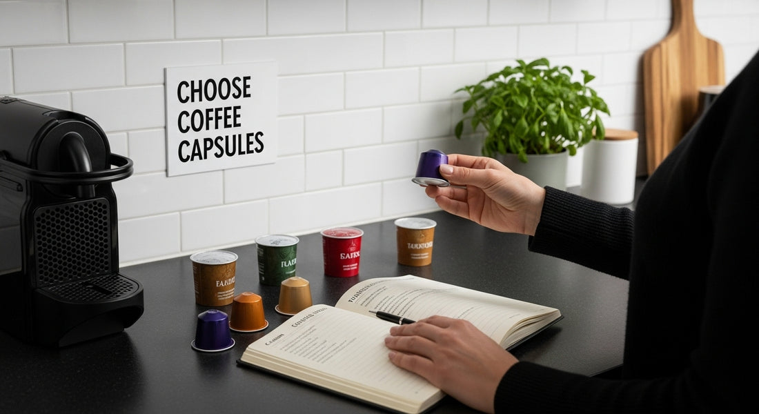coffee capsule choosing process