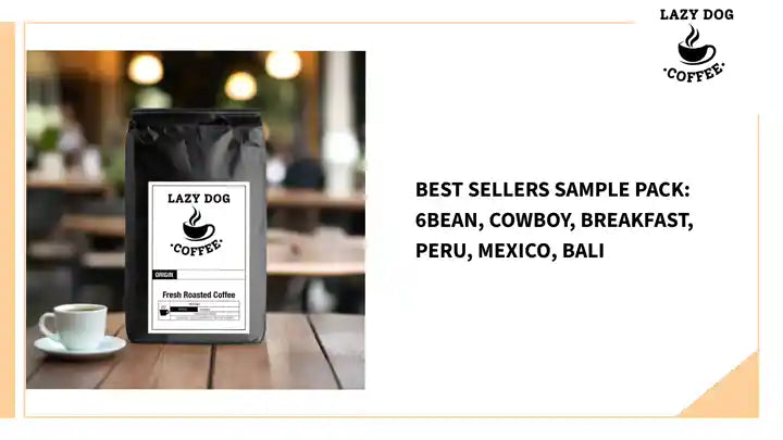 Best Sellers Sample Pack: 6Bean, Cowboy, Breakfast, Peru, Mexico, Bali by@Outfy